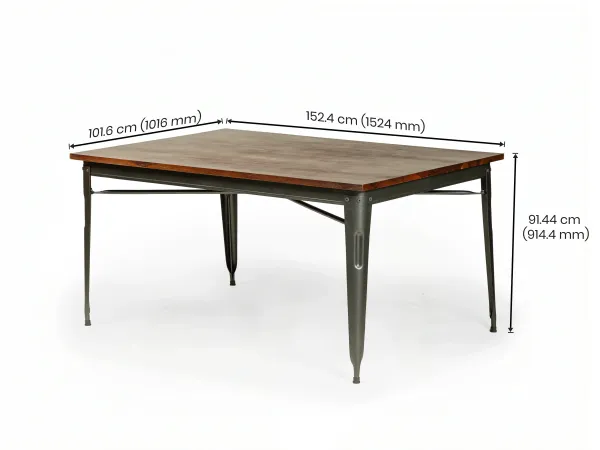 Daisy 6 Seater Dining with Wooden Chair